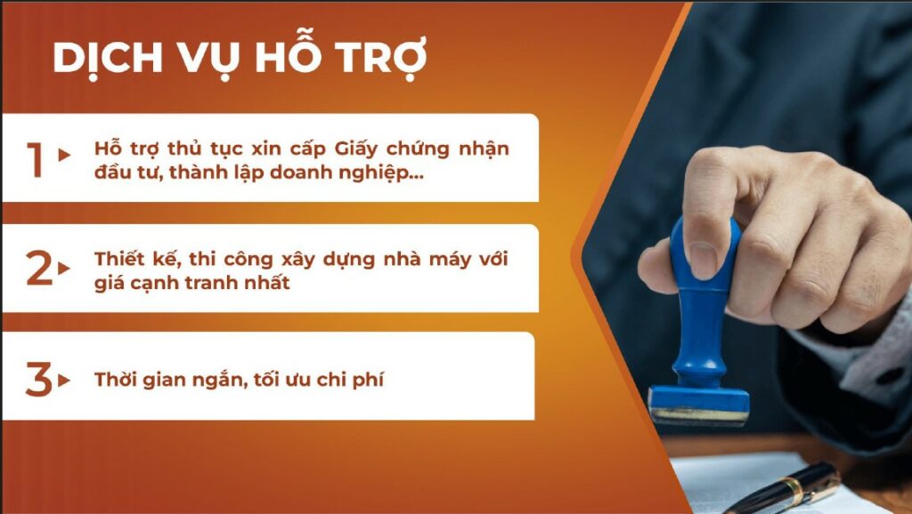 dịch vụ hỗ trợ tại tây bắc đức hòa đông